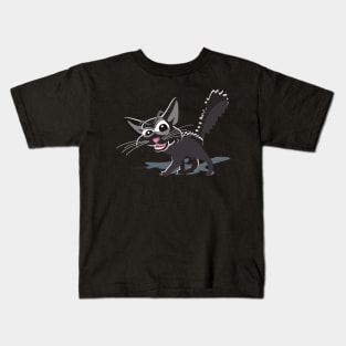 Creepy cat Kids T-Shirt